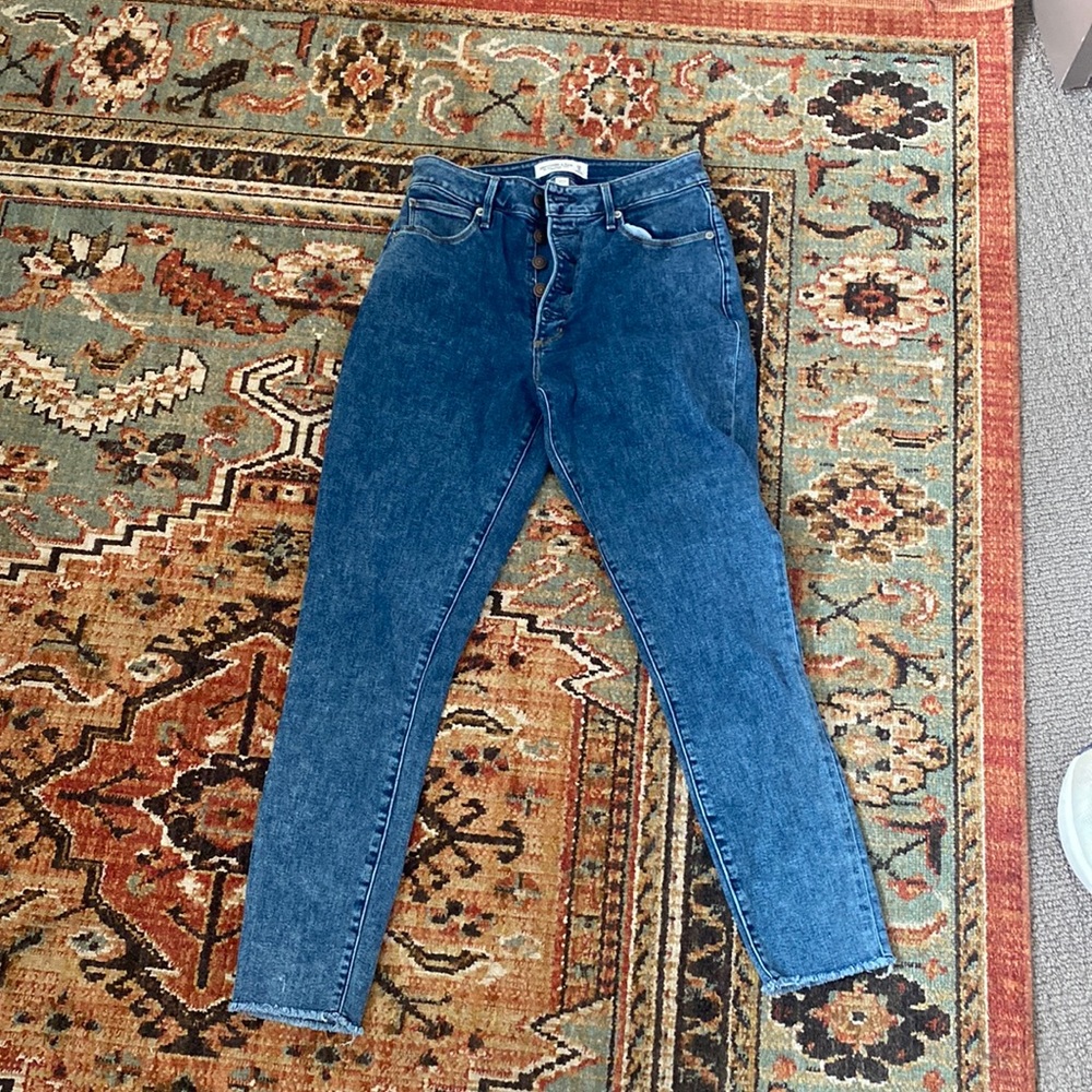 Abercrombie skinny jeans.